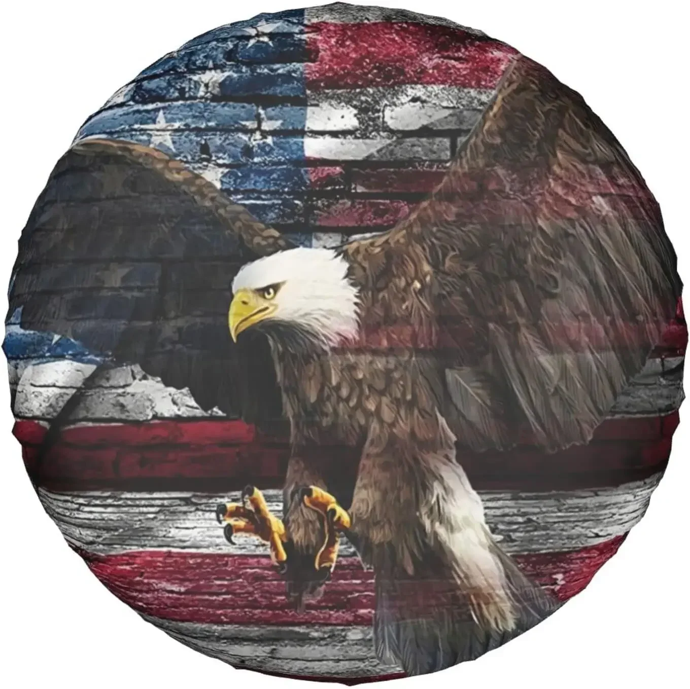 American Eagle-cubierta llanta repuesto con banra EE. UU., protectores ruedas, resistentes al agua y al polvo, apt