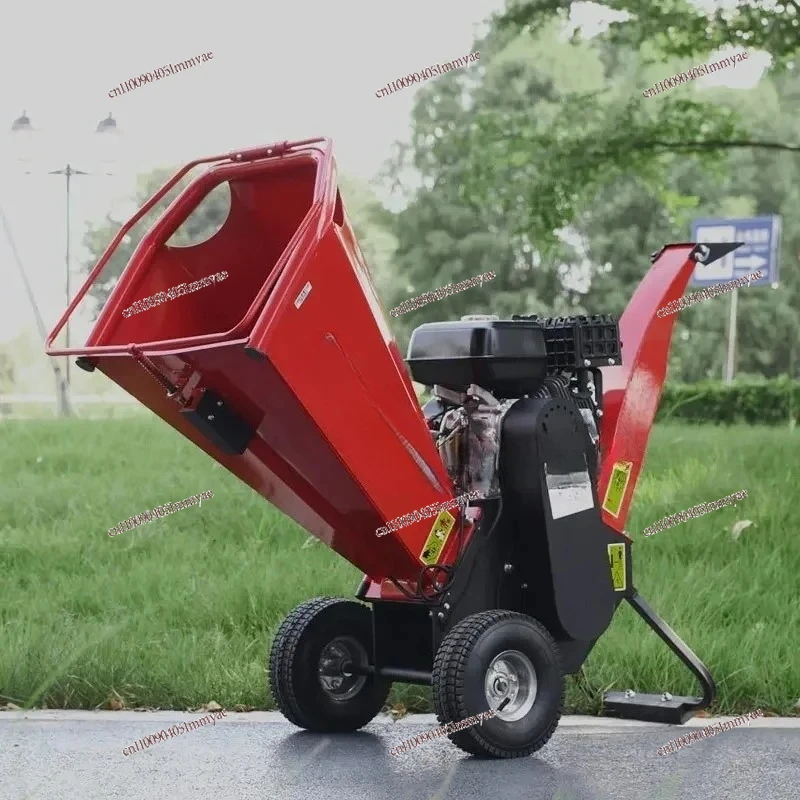 

INDEL 15hp petrol powered wood chipper superfast self feeding shredder/