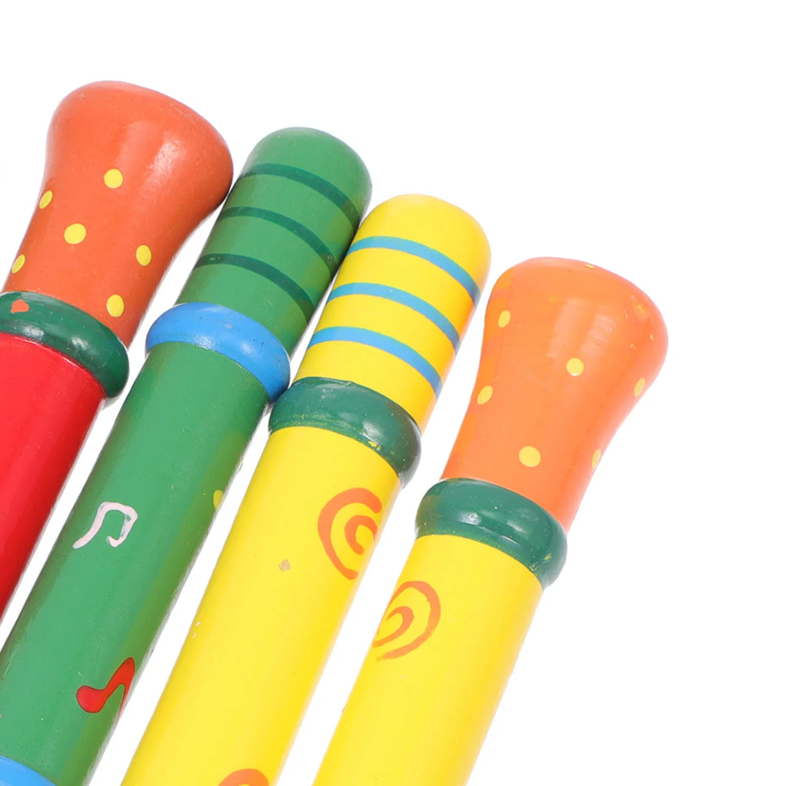 5 Stücke Kinder Holzpfeifen Musikinstrumente Glatte Oberfläche Pädagogische Unterhaltungsspiele Festivals Holzpfeife Spielzeug