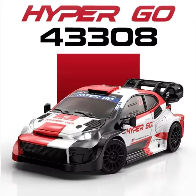 MJX New HYPER GO 43308 1/43 RC Drift Racing Car 4WD Remote Control Drift Rally Racing Vehicle Customized High-Speed Mini Rc Cars