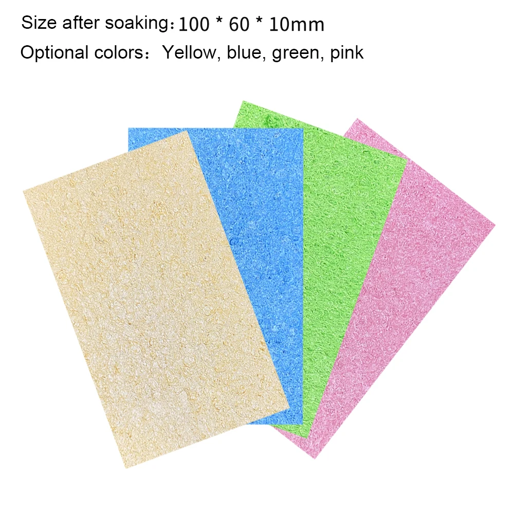 100X60MM Soldering Iron Tips Cleaning Sponge 10pcs High Temperature Enduring Condense  Cleaning tool set