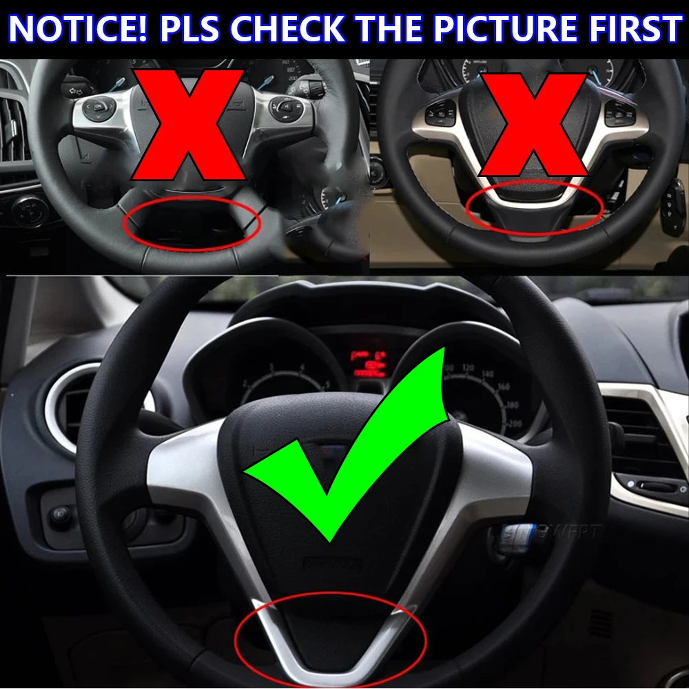1 Set Car Steering Wheel Audio Volume Cruise Control Switch Button For Ford Escort Fiesta MK7 MK8 ST Ecosport 2013 view 6