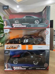 JADA Diecast Alloy 1:24 Charger DAYTONA Black Muscle Car Model Adult Classic Collection Static Display Ornament Boy Toy Spot