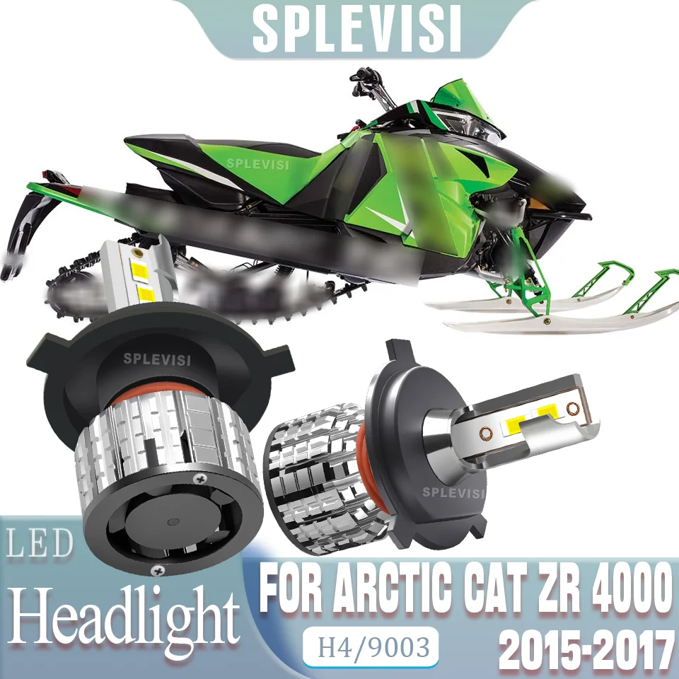 

IP67 Waterproof Submersible Design Easy-Install No Tools Needed LED motorcycle Headlight For Arctic Cat ZR 4000 2015 2016 2017