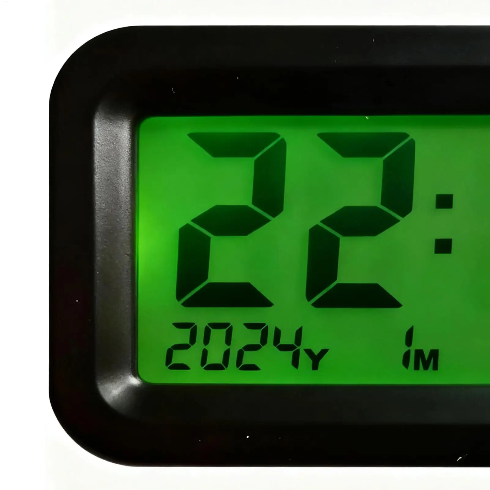 ساعة للوحة قيادة السيارة تعمل بالطاقة الشمسية ديكور داخلي رقمي محمول لاصق ساعة سيارة إلكترونية لشاحنة السيارات