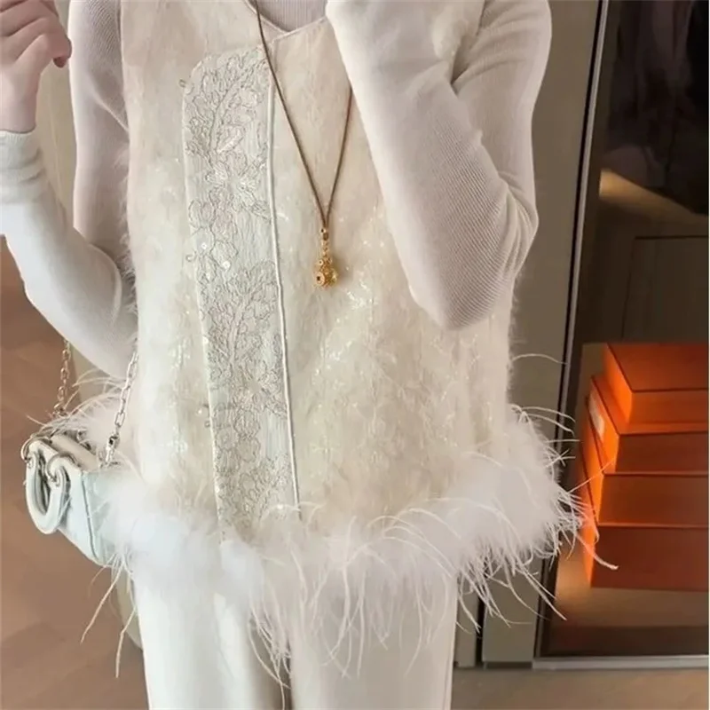 

Women's jackets Padded Vest New Sleeveless Fragrance Wind Chinese Style Sequined Jacquard Vest stitching Loose Joker Vest Coat