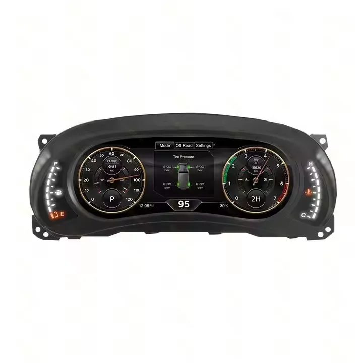 Bosstar 12.3inch LCD Dashboard Linux System Digital Cluster Car Speedometer for Jeep Wrangler JK 2011-2018 Instrument