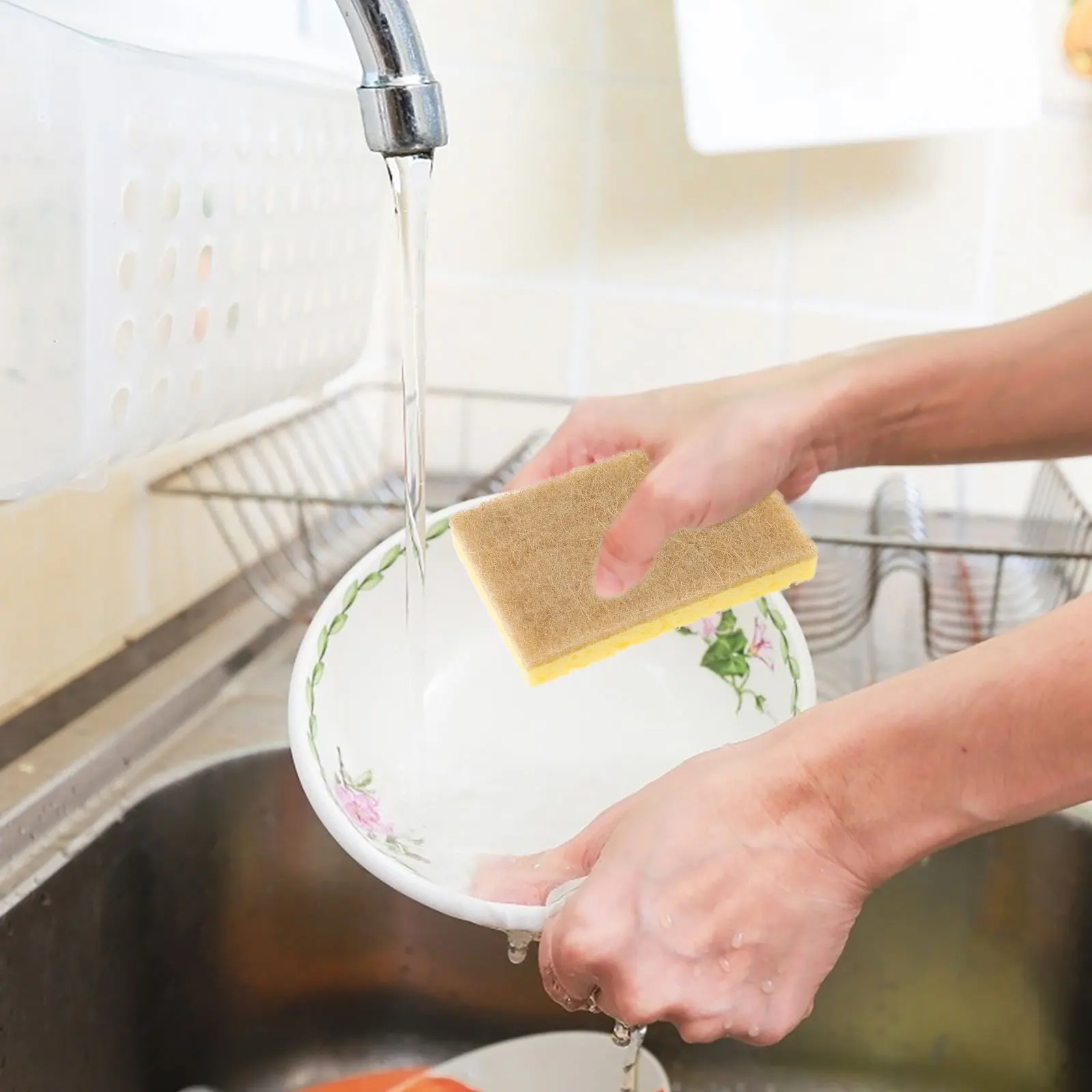 

12Pcs Non Scratch Kitchen Dish Sponges Reusable Durable Cellulose Material for Efficient Thorough Cleaning Pots Walls Tabletops