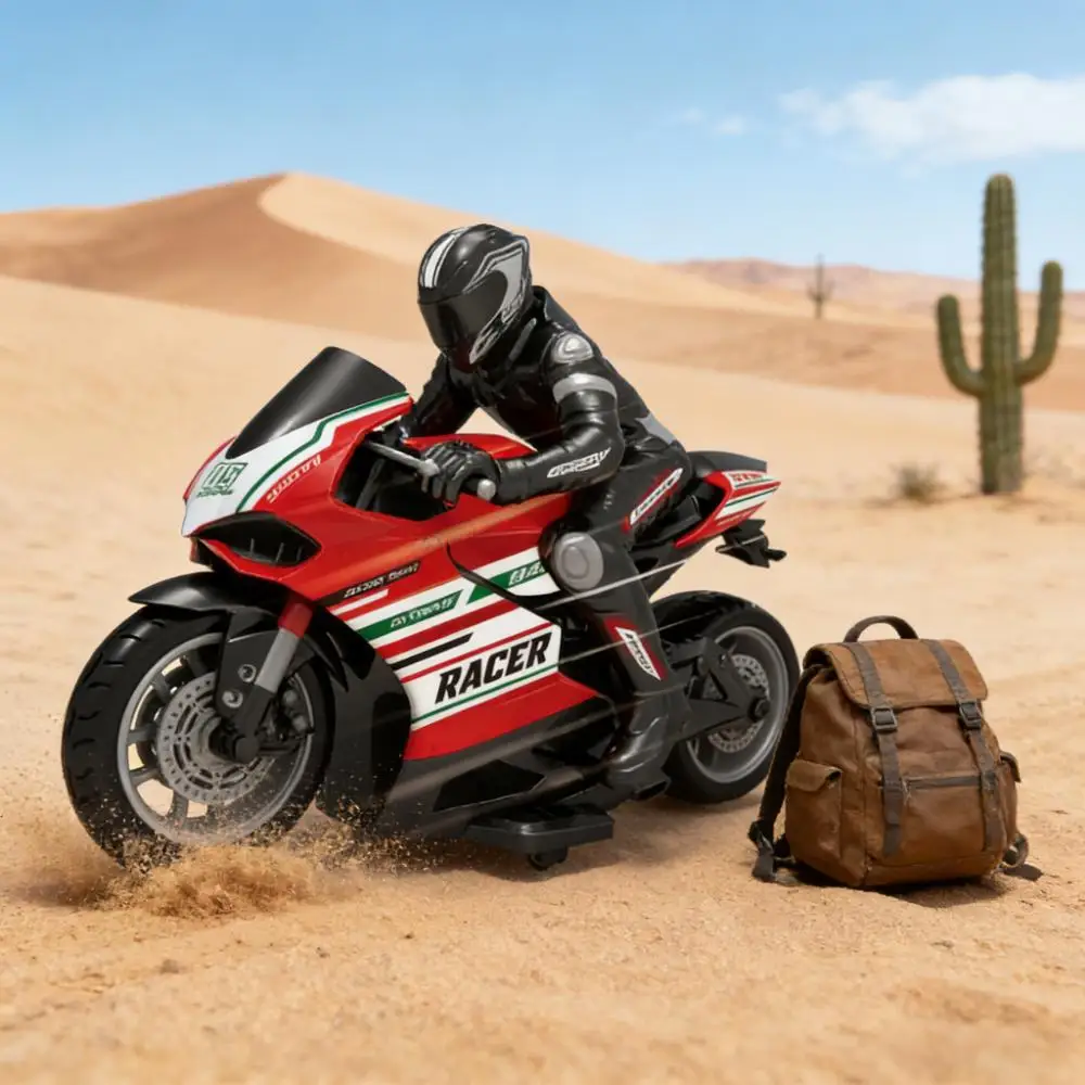 

1:6 Scale RC Motorcycle & Electric Car 4CH High-Speed Self-Balancing Drift Stunt Racer Perfect Kids Christmas Gift