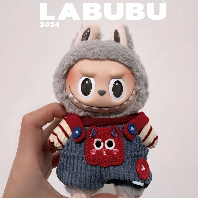 

Cute Clothes Set 17CM Pendant Labubu Doll 1st 2nd and 3rd Generation Labubu Doll Accessories Outfit Doll
