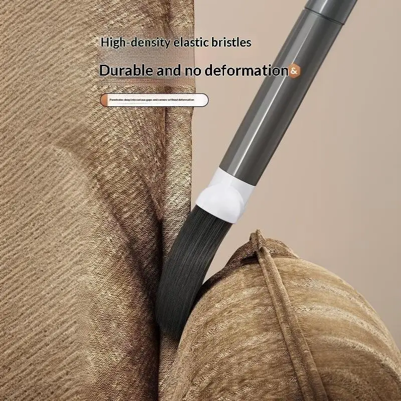 Weiche Borsten-Handstaubbürste, multifunktional, mit Aufhängeloch, Spaltbürste zur Staubentfernung, ergonomische Reinigungsbürste für Fahrzeuge – Detail 12