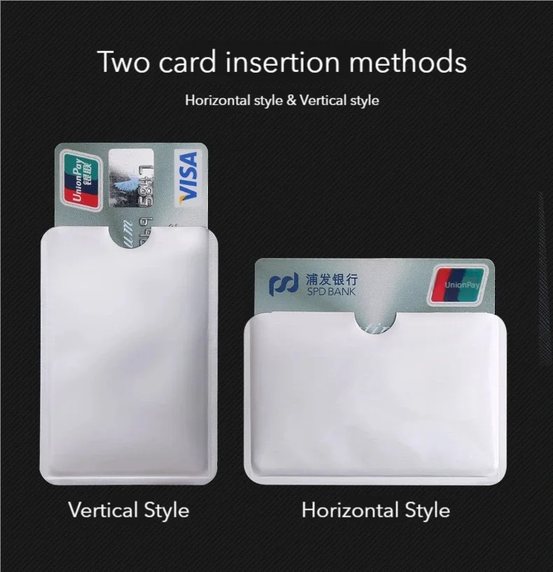 Рисунок 4 - Чехлы для карточек с защитой от сканирования