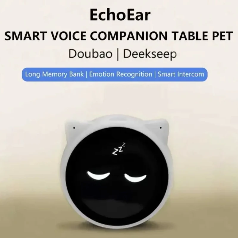 บอร์ดพัฒนา EchoEar ESP32 S3 AI Cat พร้อมจอ LCD 1.85 นิ้ว หุ่นยนต์สนทนาสัตว์เลี้ยงน่ารัก N32R16 ของขวัญวันเกิดแบบกำหนดเองได้