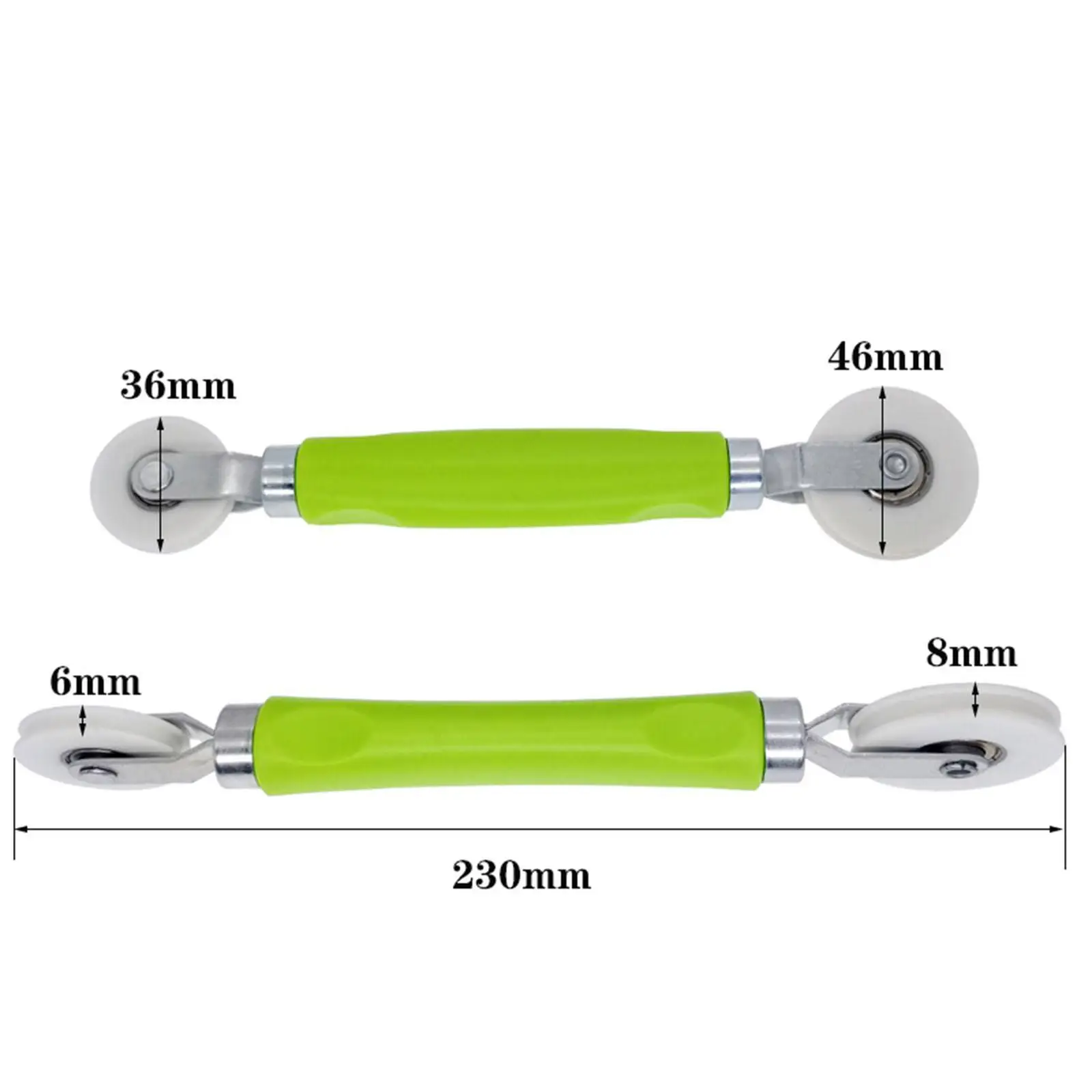 Essential เครื่องมือลูกกลิ้งแถบไฟ LED ช่องมีที่จับแบบพกพาน้ำหนักเบาติดตั้งติดตั้งได้แถบไฟร่องล้อ