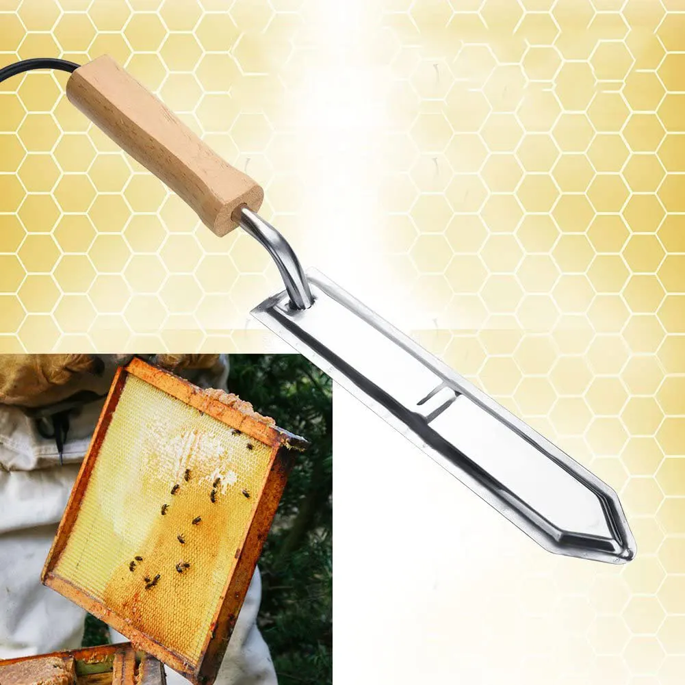 Electric Uncapping Knife Honey Cutter Scraper Bee Extractor Beekeeping Tools