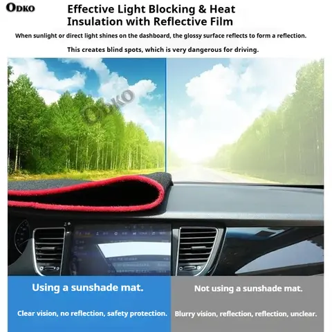 High Quality For KIA Carens 2013-2019 RP Car Dashboard Cover Mat Sun Shade Avoid Light Pad Carpets Anti-UV Interior 2016 2018 6 best sales kia morning 2016 - №4