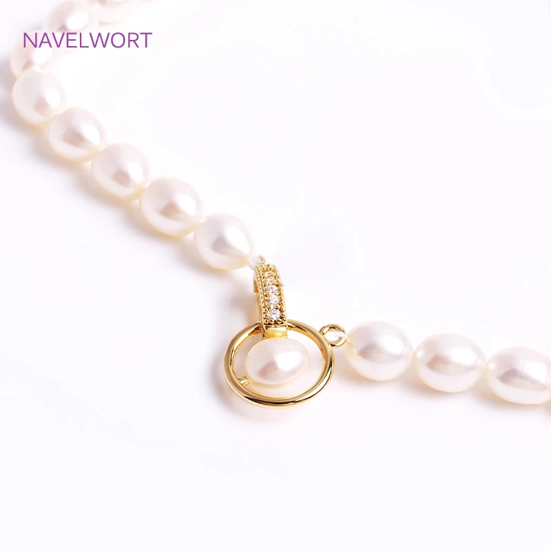 Trendy 18K vergoldet Klapp Halskette Enhancer für DIY Halskette Herstellung Zubehör Messing Anhänger Bail Schmuck Materialien Großhandel – Detail 35