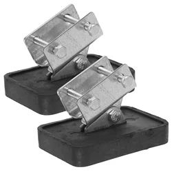 2Pcs Heavy Duty Ladder Foot Pads Retractable Stabilizer Covers Anti Slip Rubber Feet Scaffolding Parts Ladder Leg Caps