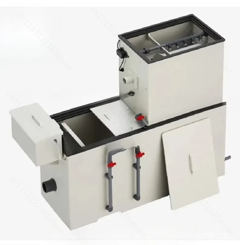 Rotary Drum Microfilter for Koi Fish Pond, All-in-One Circulating Aquaculture System, Pond Water Filter Equipment