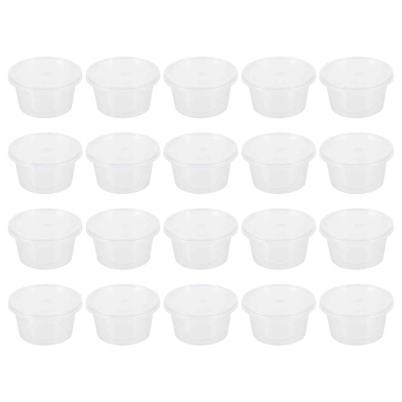 

100 set Plastic Storage Box Transparent Food Sealing Container Vegetable Fruit Box for Home School Picnic Use Multipurpose