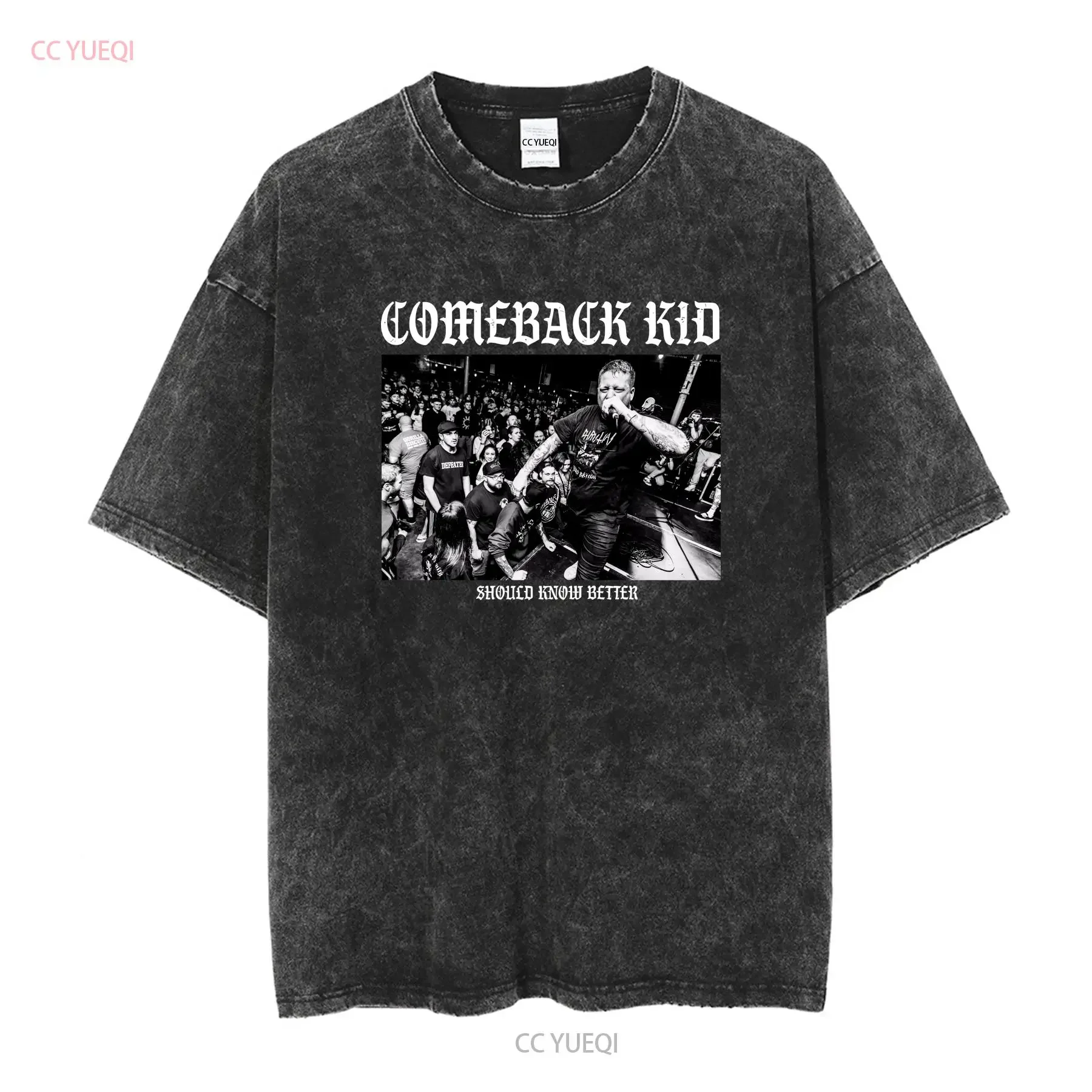 Comeback KID BAND T Shirt SHOULD KNOW BETTER unisex TE6829 long or short sleeves vintage Washed Top For Everyday Wear