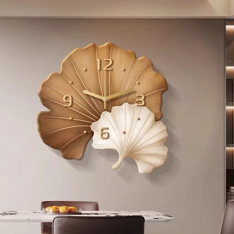 Luxury Wall Clocks Elegant Modern Stylish Living Room Wall Led Watch Interior Bedroom Minimalist Noiseless Clock Decoration