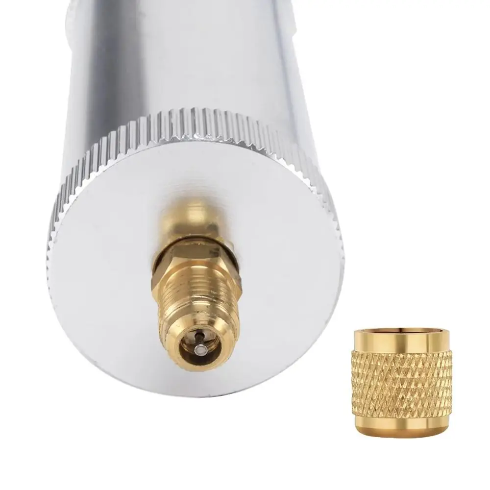 

2Oz Capacity R134A Liquid Fuel Injector Efficient Convenient Car Air Conditioner Refiller Sturdy Rational Design