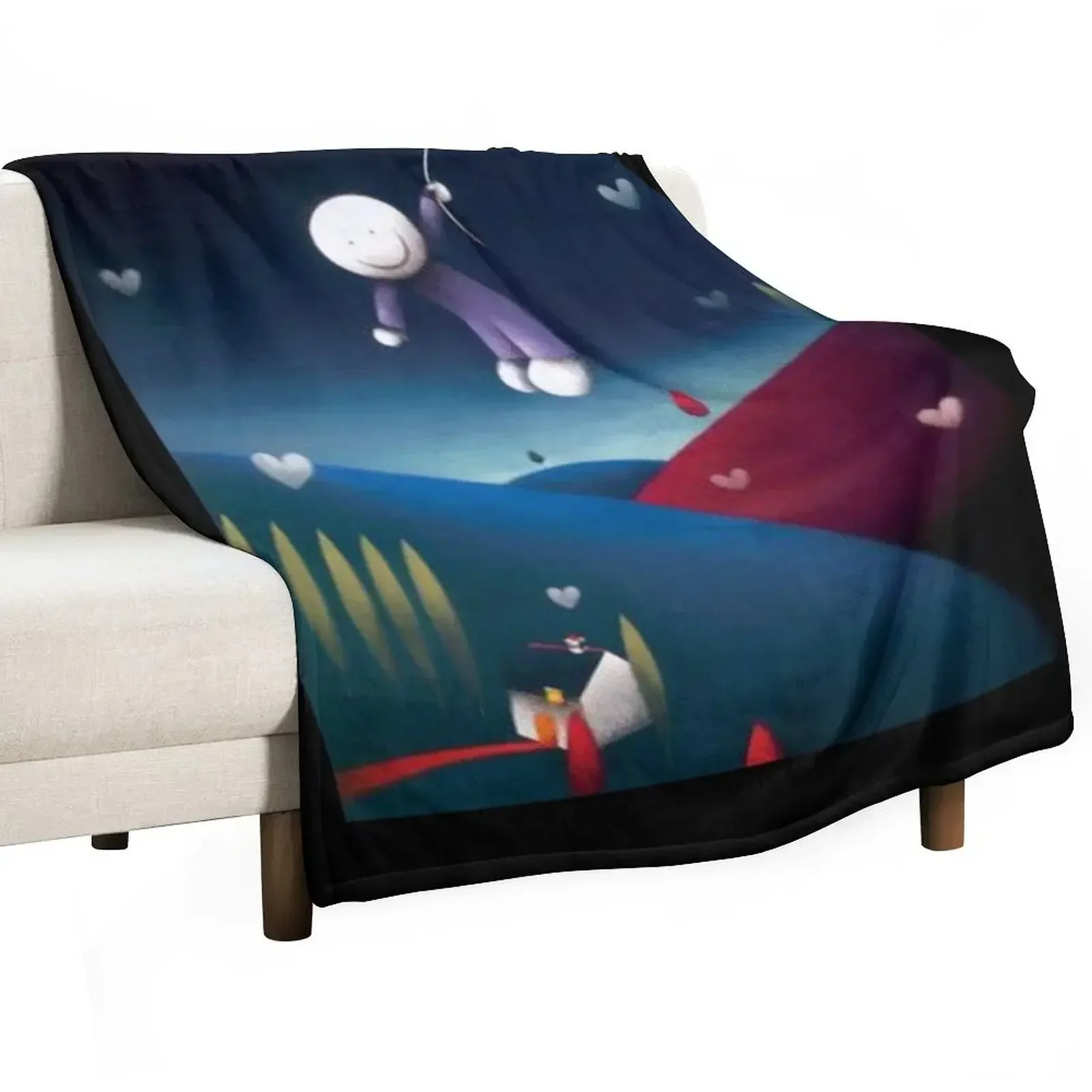 Doug Hyde Throw Blanket Decorative Sofas Sleeping Bag Heavy Blankets