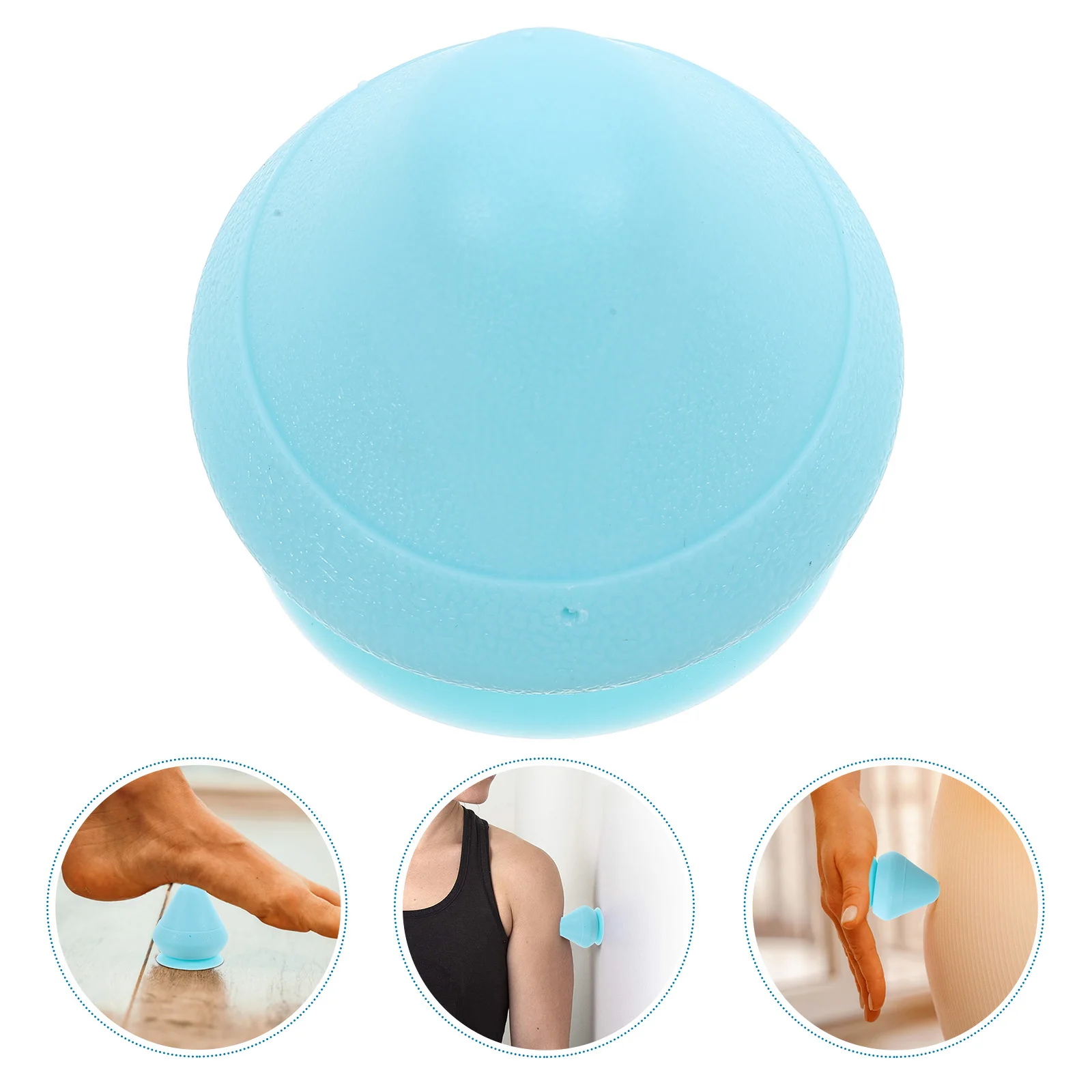 

Deep Tissue Back Massage Ball Suction Cup Muscle Release Tool Tpe Groove Design Body Massager For Home Fitness Pain Relief Sore