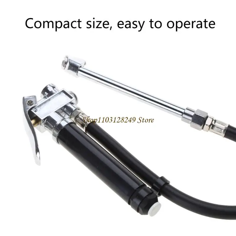 N5KD Tire Inflator Gauge Grip Air Chuck for Head to Lock onto for Valve Universal Fits Car Truck