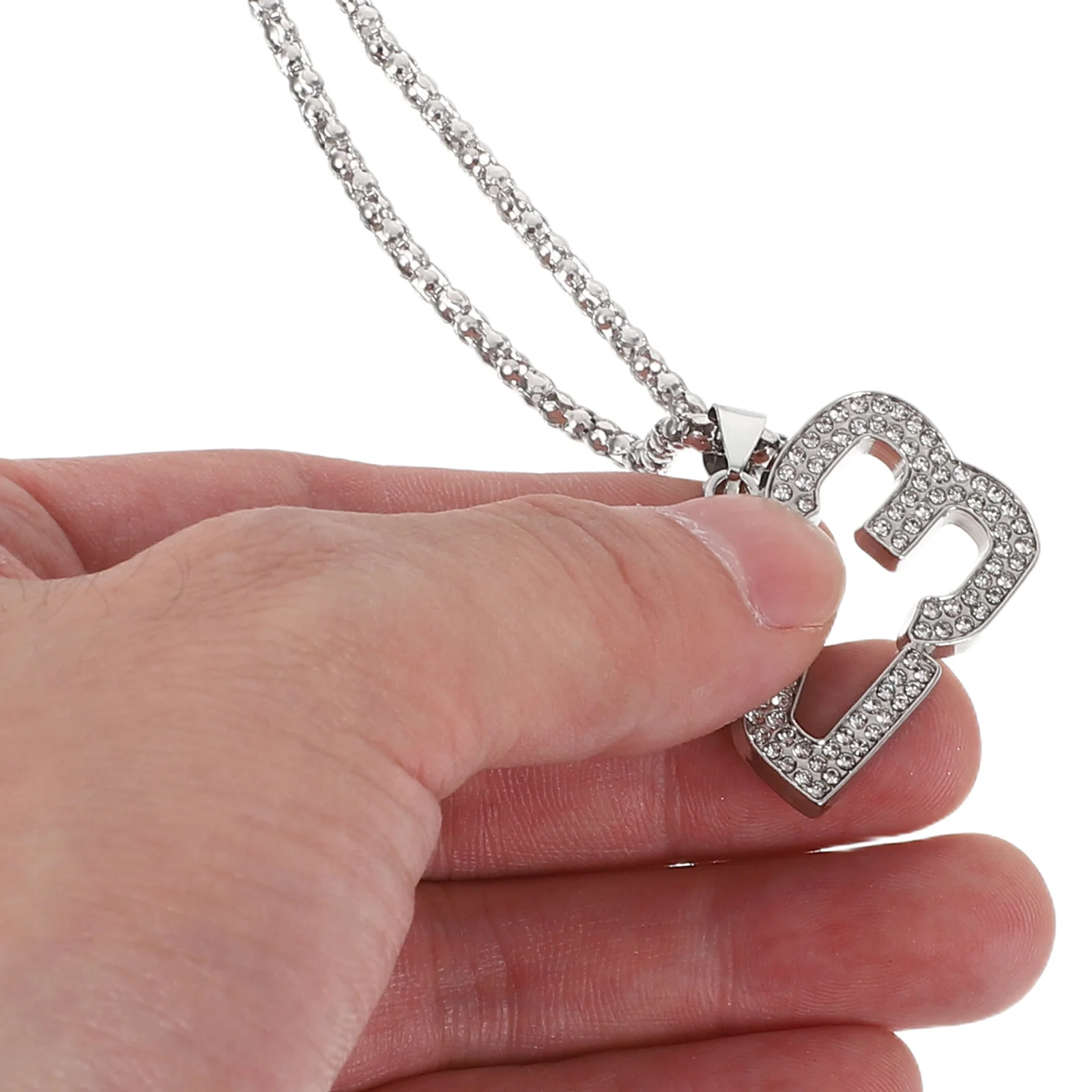 

Number 23 Pendant Necklace Lightweight Alloy Neck Chain for Men Fashionable Sports Neck Jewelry Trendy Necklace for Male