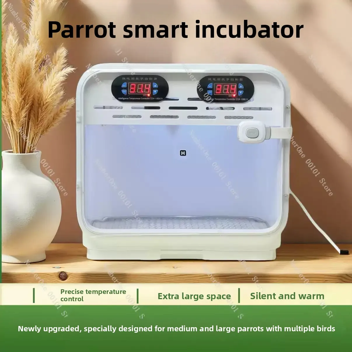 

2025 New Commercial Household Equipment Pet Smart Air Heating Incubator Parrot Incubator Baby Bird Incubator 0 Days Hand Raising
