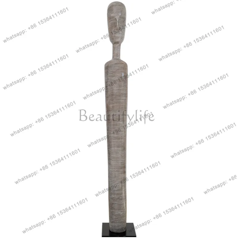 Commercial Street Premises Abstract Human Sculpture Villa Clubhouse Interior Fiberglass Large Figure Ornament