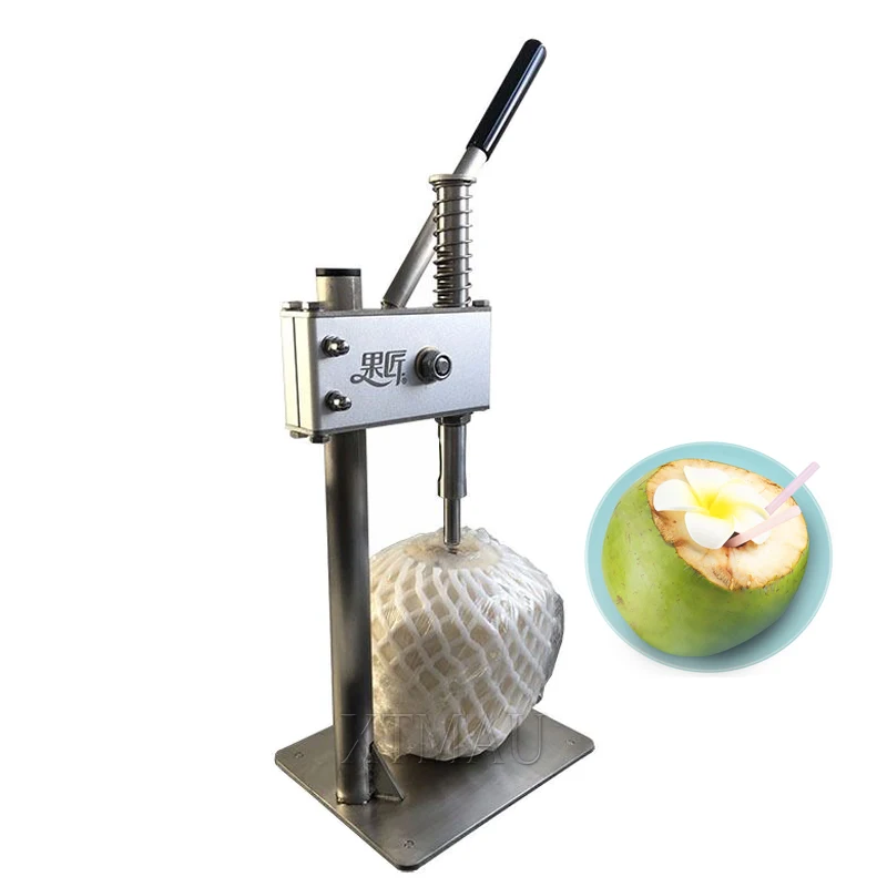 

Manual Coconut Hole Opening Machine Coco Water Punch Tap Drill Coconut King Hole Punching Maker