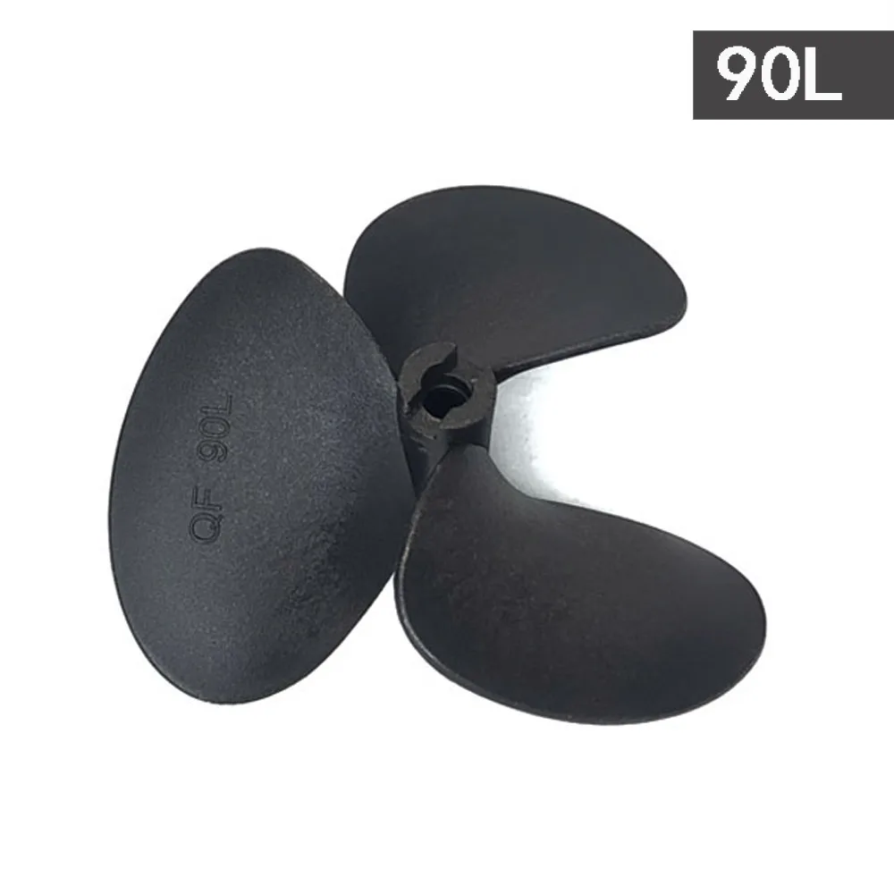 Hélice de paleta para barco a control remoto, 70/80/90/100mm, 3 aspas, CW/CCW, hélice de paleta de nailon de 5,0mm para barco a control remoto, barco simulado, Dron submarino