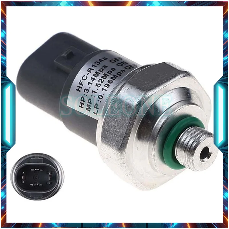 

443440-0631 BS1A-61-503 A/C Pressure Switch Sensor HFC-R134A For To-yota Prius Sienna 4434400631 BS1A61503 HFCR134A