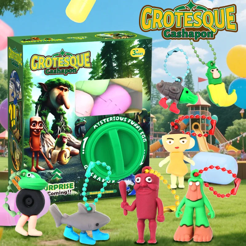 

Explosive Blind Box Tung Tung Tung Sahur Series Diy Surprise Fun Capsule Egg Children'S Hands-On Ability Training Toy Gift