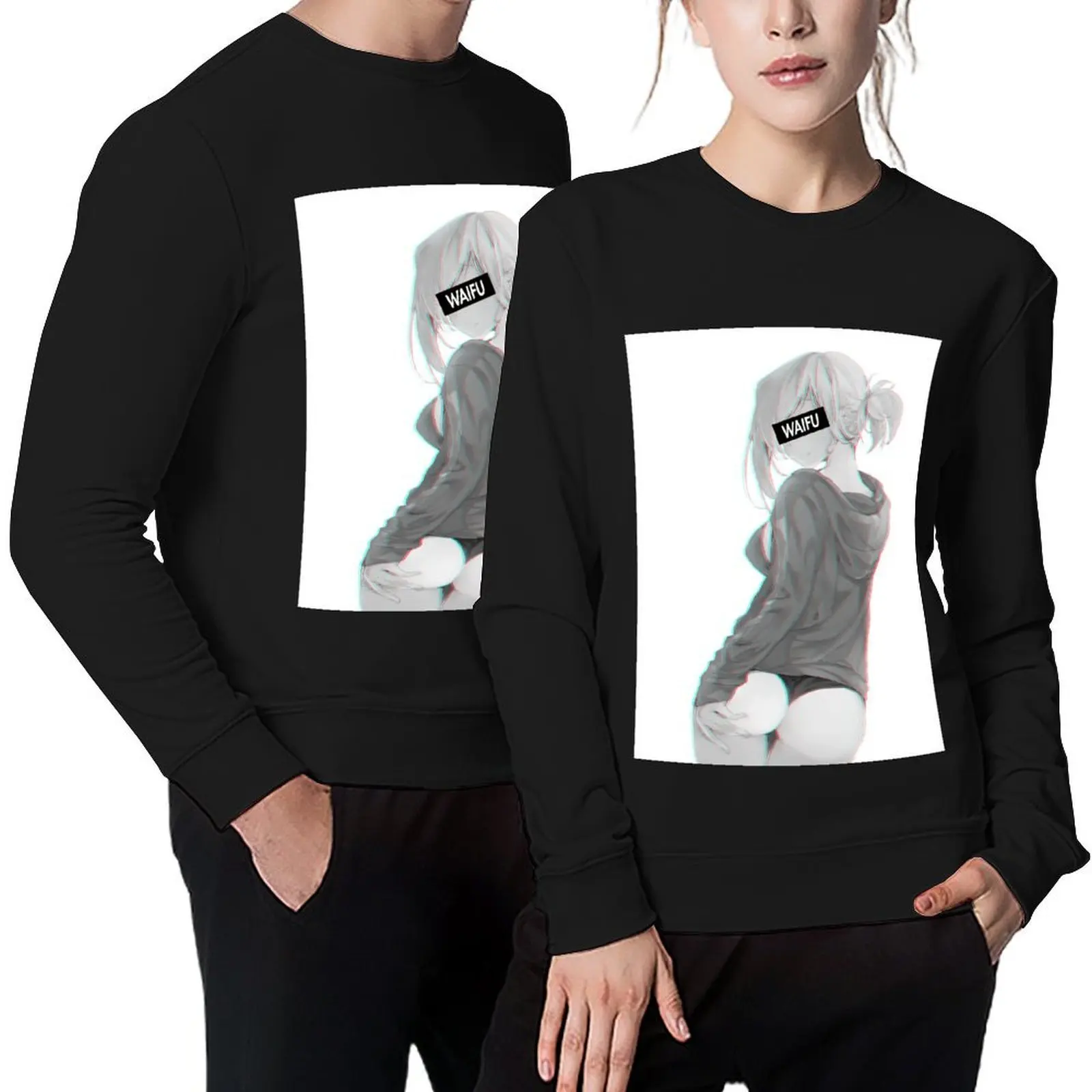 

Fate Series Musashi Miyamoto Waifu material Pullover men's sweat-shirt set men's clothing sweatshirt men