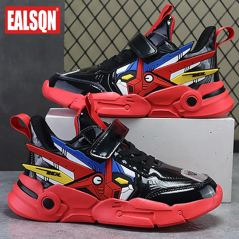 Kids Shoes Boys Sneakers PU Leather Children Sneakers 2024 New Fashion Casual Sports Tennis Shoes for Boy