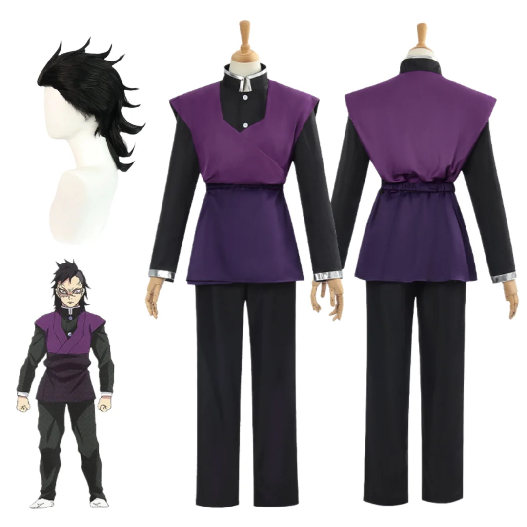 

Cosplay Shinazugawa Genya Anime Costume Wig Halloween For Woman Men