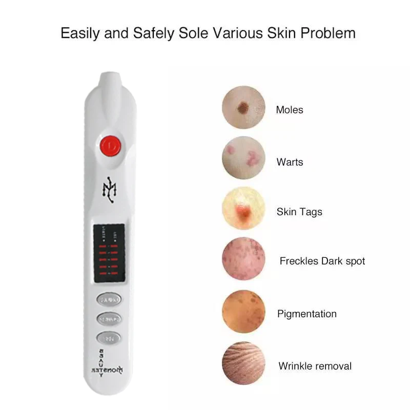 Electric Plasma Pen Dark Spot Pigment Remove Mole Tattoo Wart Blackhead Removal Tool Skin Firming Lonic Pen Skin Care Machine