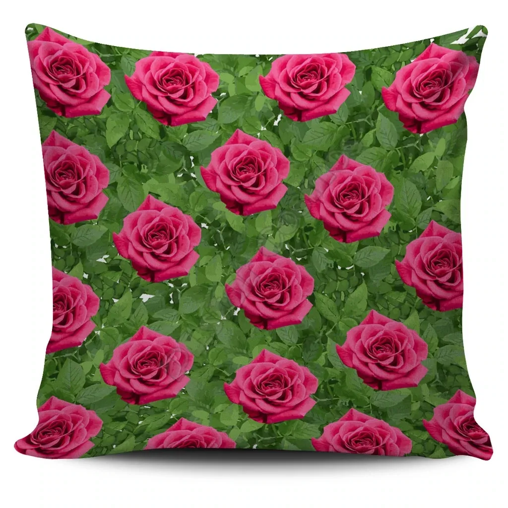 

Rose Garden Pillow Cover Pillowcases Throw Pillow Cover Home Decoration Double-sided Printing