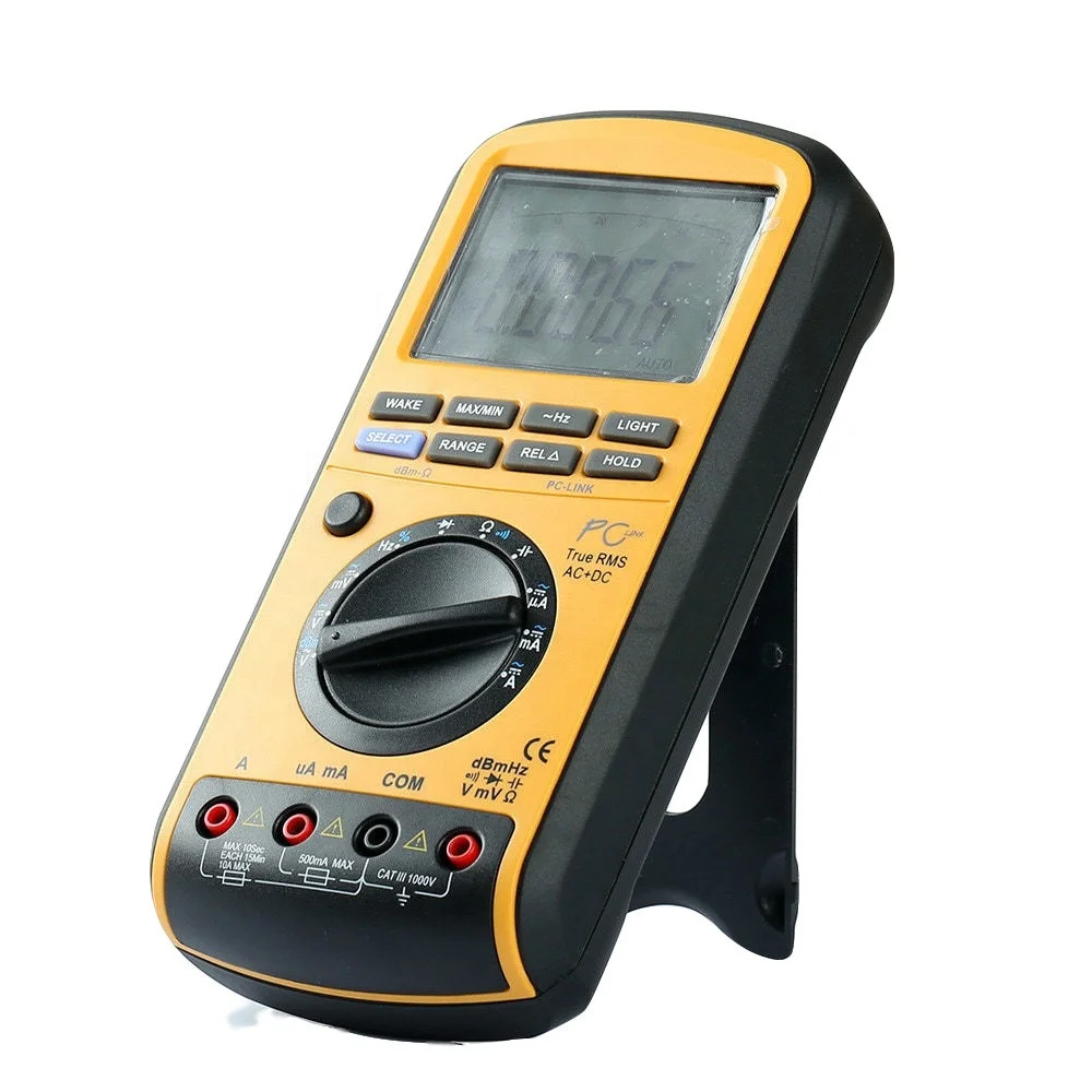 professional digital multimeter with USB and true RMS, 50000 counts portable digital multimeter same to Mastech MS8218