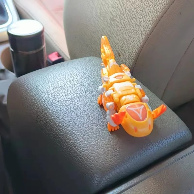 Original 52toys Bb-63 Axolotl Action Figure Heatmiser Beastbox Figurine Box Model Transform Beast Model For Kid Gifts Funny Toys