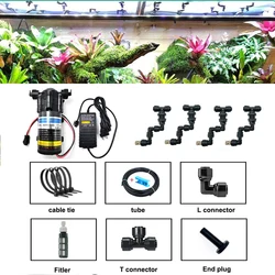 Reptile Misting System Terrarium Mister for Chameleon Turtle Lizard Humidifier Rainforest Tank Spray Indoor Watering System