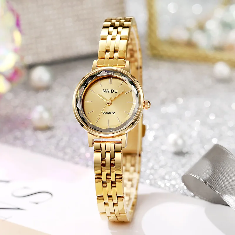 Vintage Style Fashion Round Dial Quartz Watch Steel Strap Pointer Digital Wristwatch Women Clock Relogio Feminino Dropshipping