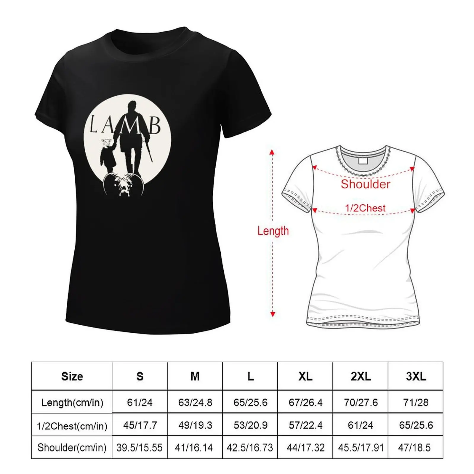 Lamb movie a24 T-Shirt summer top summer tops graphics summer clothes t-shirts for Women pack