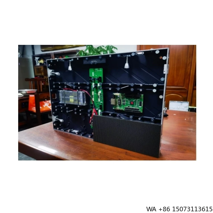 شاشة LED داخلية 4K P2.5 - خزانة ثابتة مقاس 640 × 480 مم للمؤتمرات والإعلان الرقمي