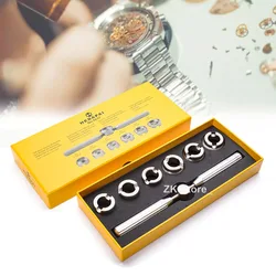 5537 6-head Watch Opener for Rolex for Tudor Watch Opener Repair Tool Kits for Grooved Screw Bottom Gear Opening Watch Back Case