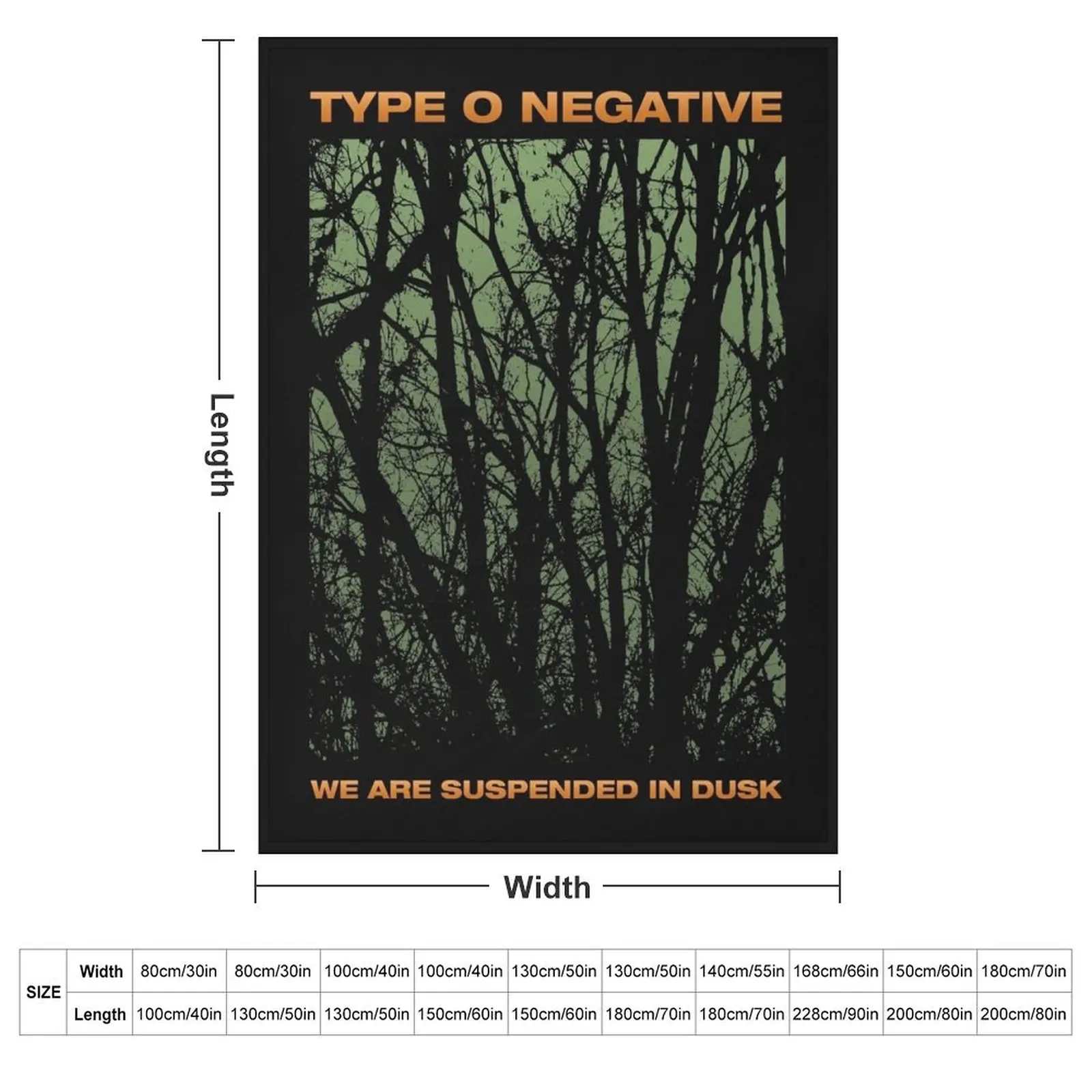 Type O Negative - Suspended in Dusk Essential T-Shirt Throw Blanket Bed Loose Sofas Blankets